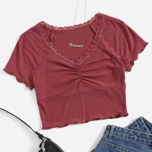 Shein Lace crop top *sale* (read description)